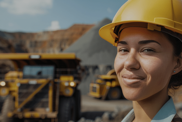 El futuro de la minería en acción, con operaciones en campo y maquinaria moderna.